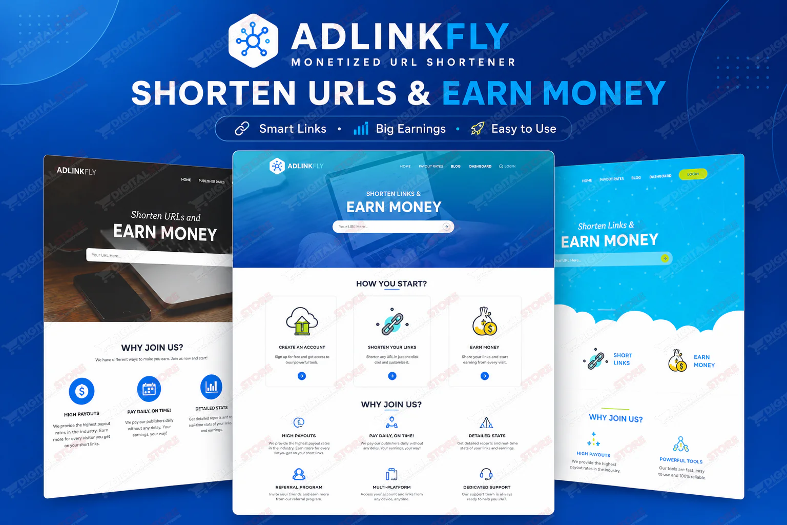 AdLinkFly - Monetized URL Shortener