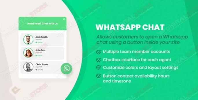 WP Social Chat PRO Plugin